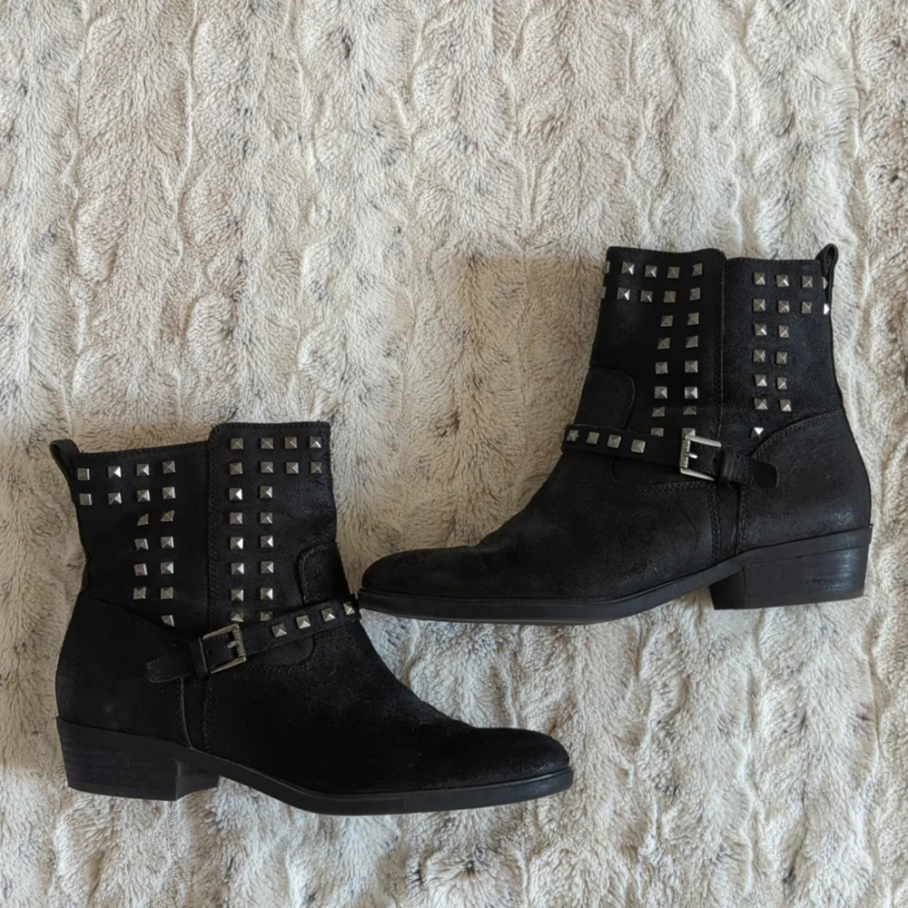 Ralph Lauren Shaelynn Studded Ankle Boots
